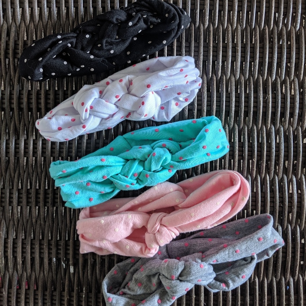 Baby Polka Dot Head Bands